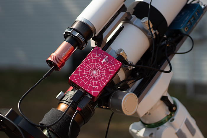 ASIAir Plus mounted to telescope